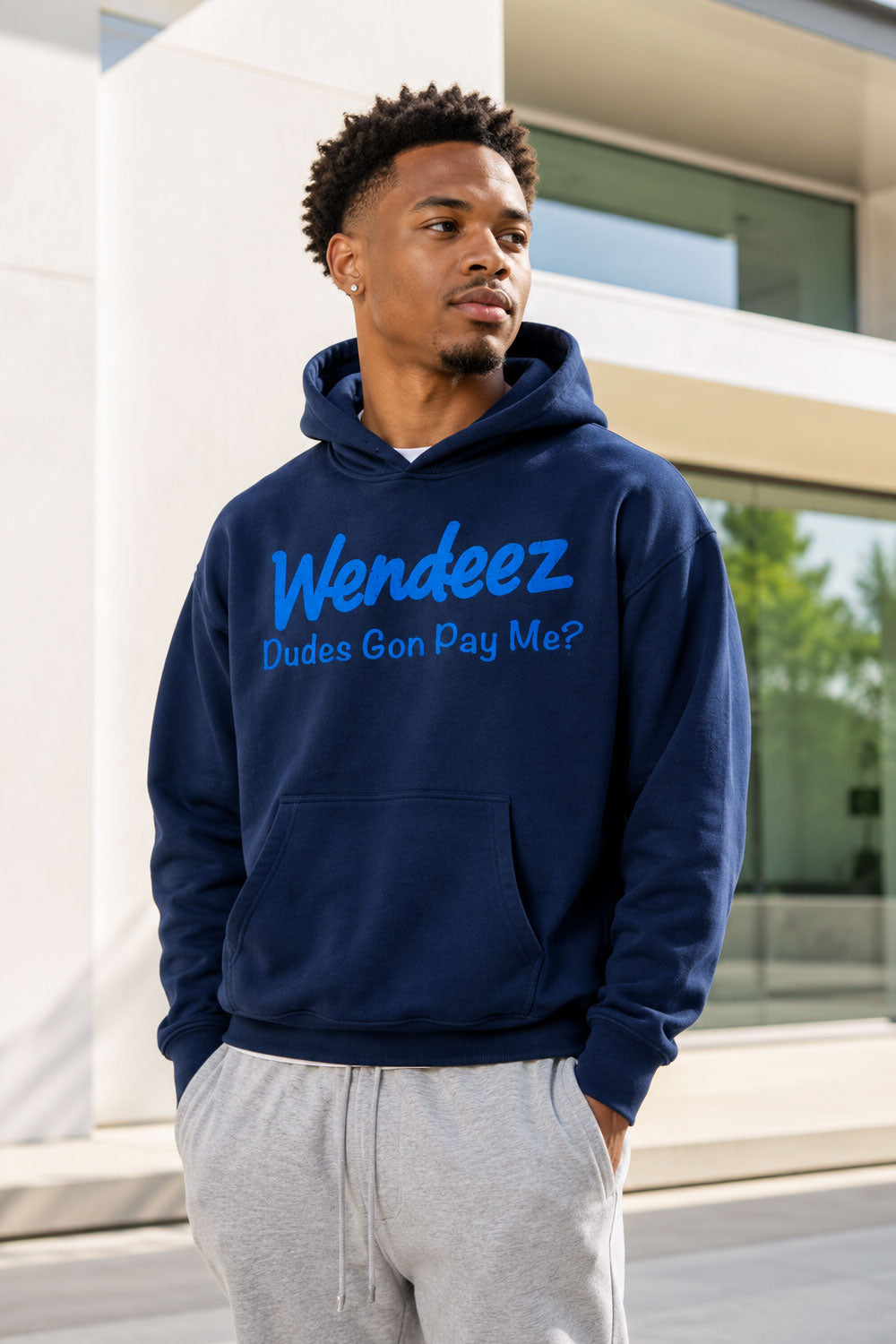 Wendeez Dudes Gon Pay Me Graphic Hoodie - Sadstonie – SADSTONIE STUDIO