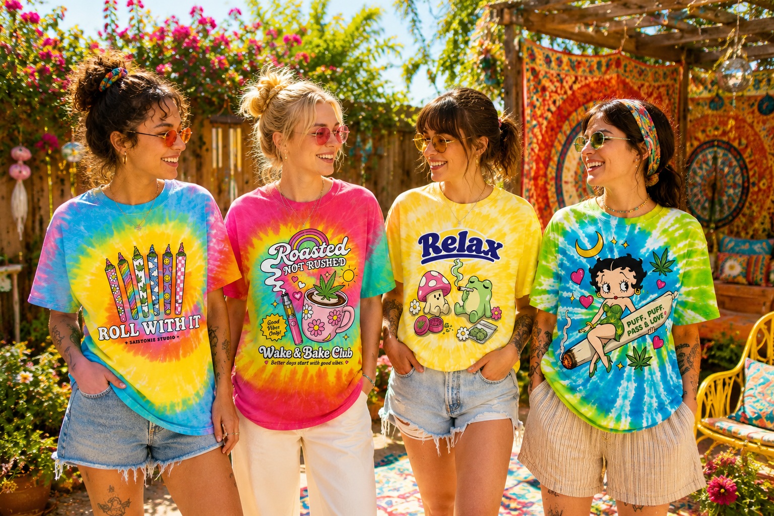Summer 2026 Tie Dye 420 Trend: Stoner Shirts Taking Over Hippie Streetwear