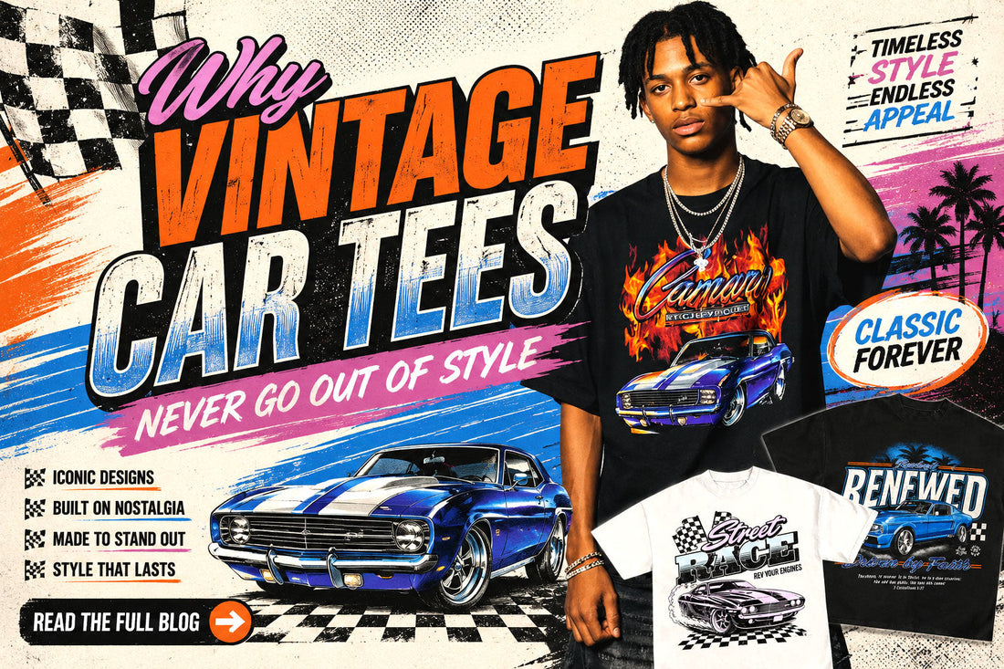 Why Vintage Car Tees Never Go Out of Style