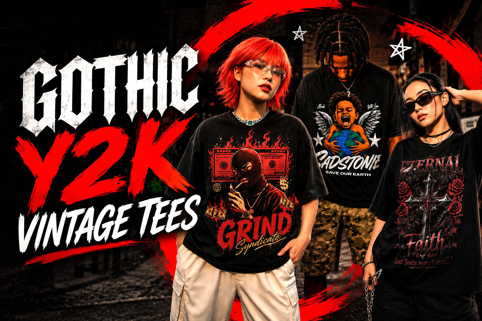 Why Gothic Y2K Vintage Tees Are Taking Over Streetwear Right Now