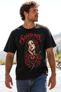 Gothic Clown Girl Graphic T-Shirt