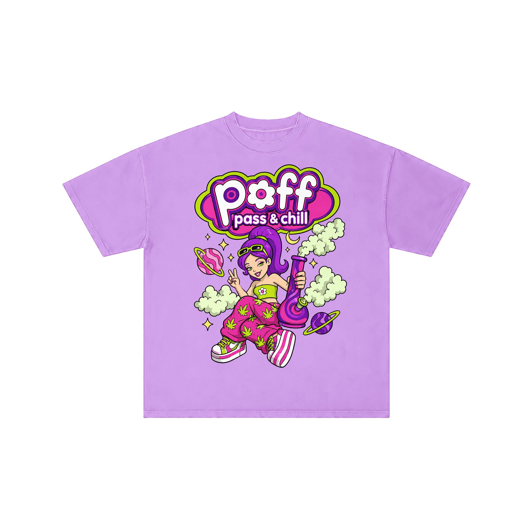 Puff Pass & Chill Retro Graphic Tee