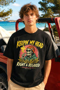 Keepin' My Head Right Skull T-Shirt