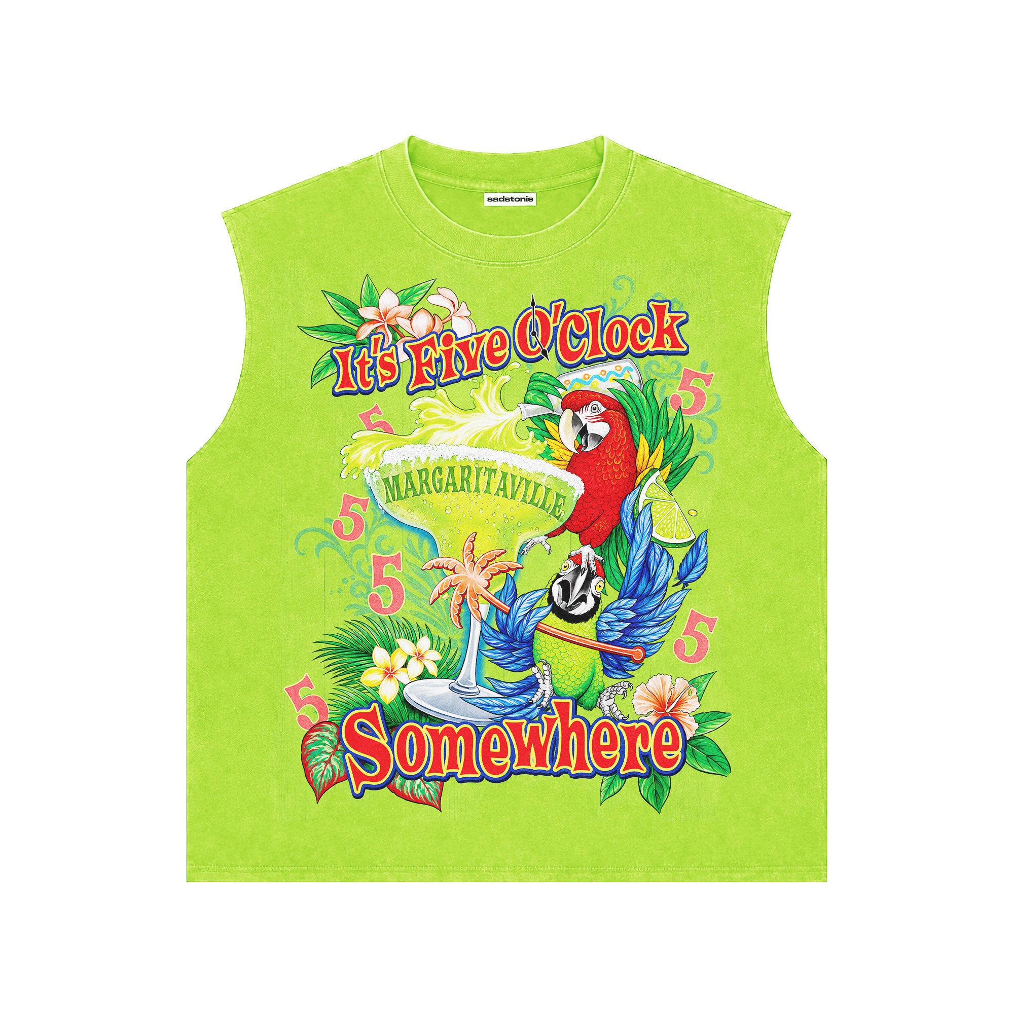 Margaritaville Tropical Parrots Tank Top