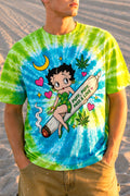 Vintage Puff Pass & Love 420 Graphic Tee