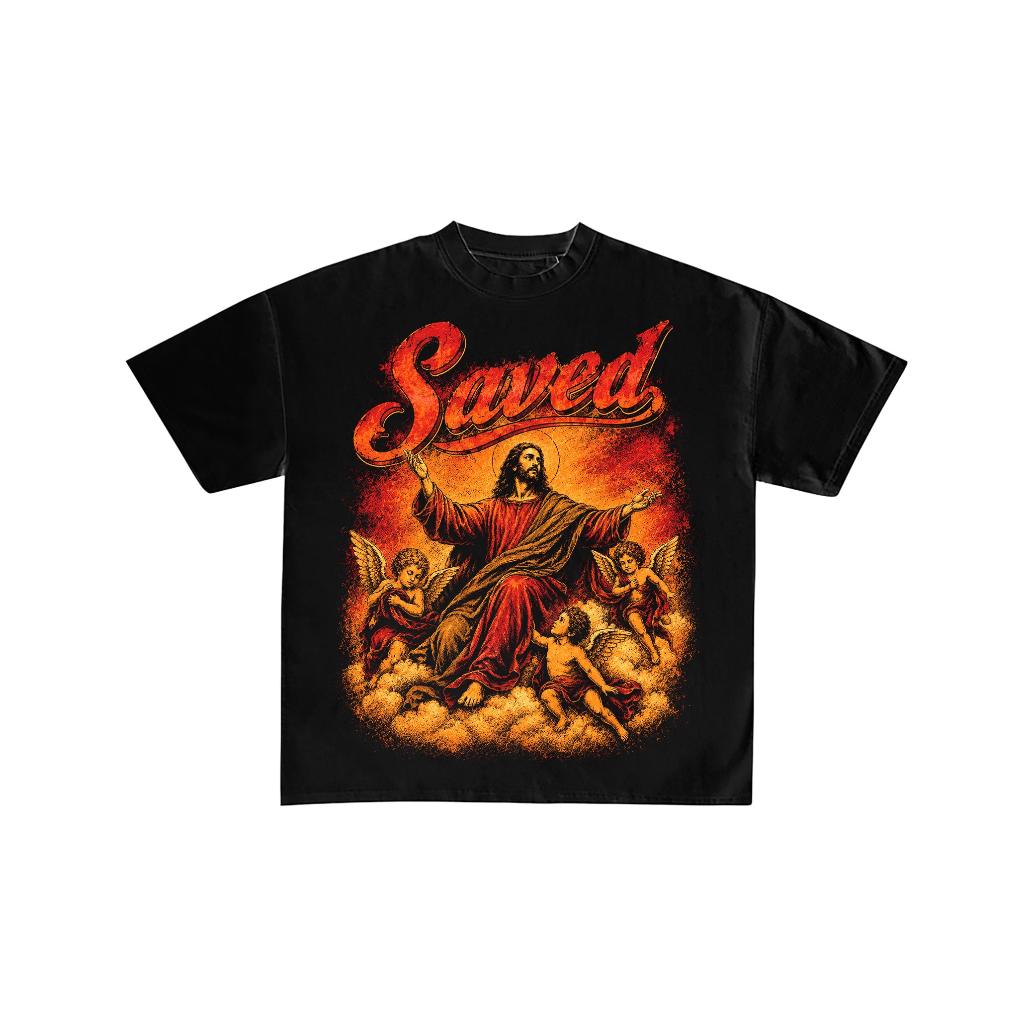 Saved Vintage Religious Graphic T-Shirt