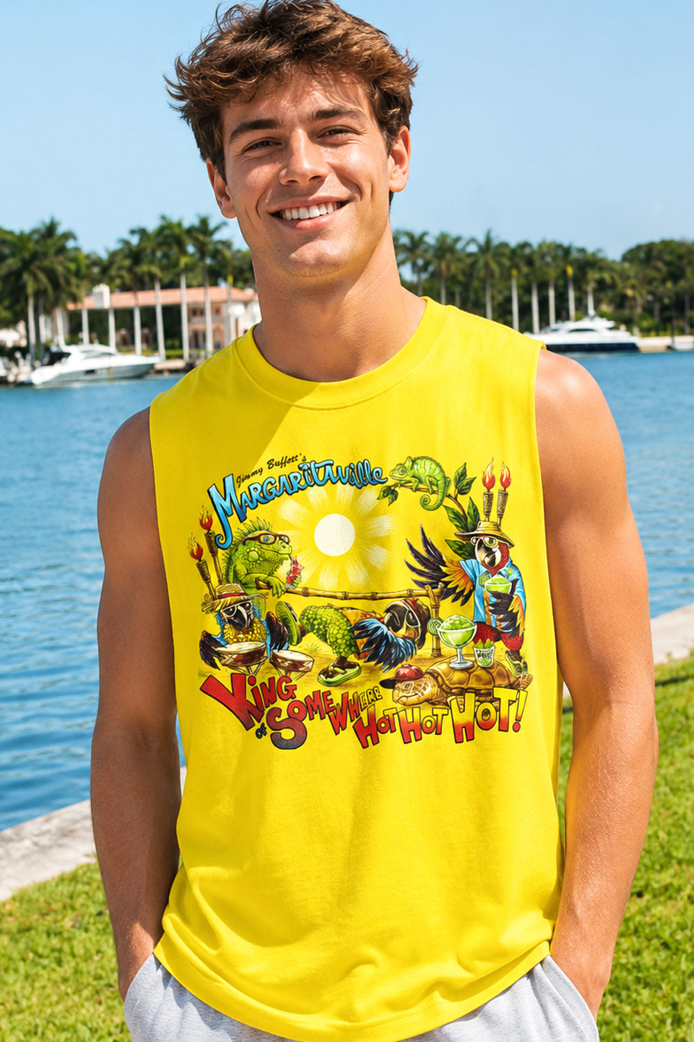 Margaritaville King of Somewhere Hot Tank Top