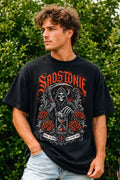 Grim Reaper Hourglass Graphic Tee