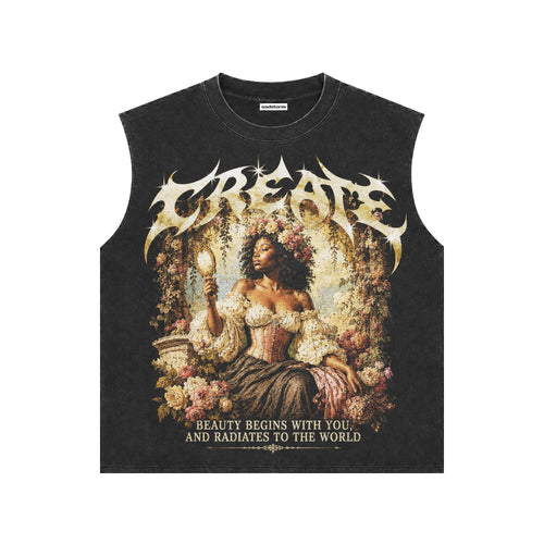 Create Radiate Beauty Vintage Muscle Tee