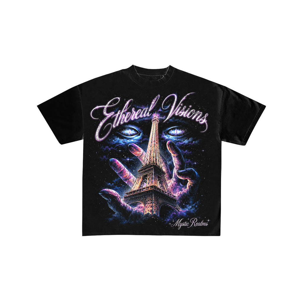 Ethereal Visions Eiffel Tower Graphic Tee