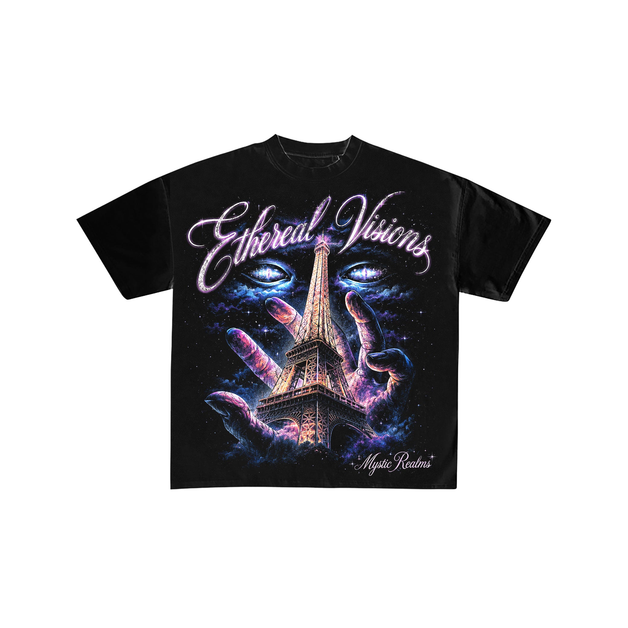 Ethereal Visions Eiffel Tower Graphic Tee