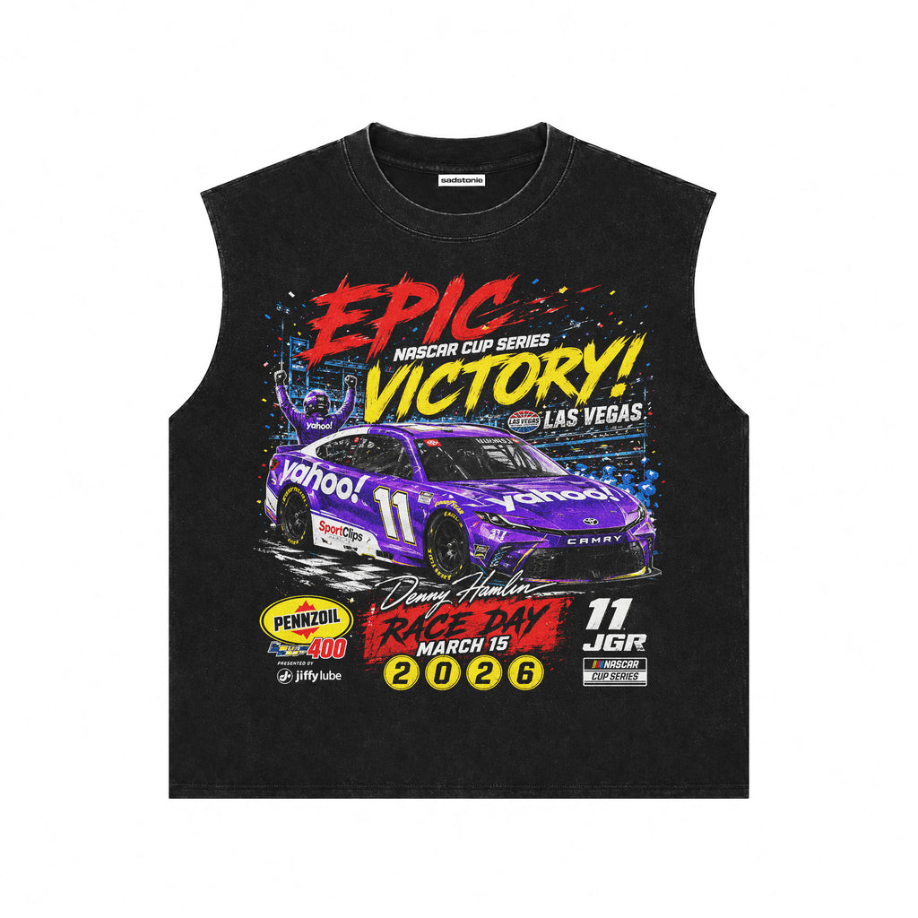 Denny Hamlin 2026 Victory Sleeveless Tee