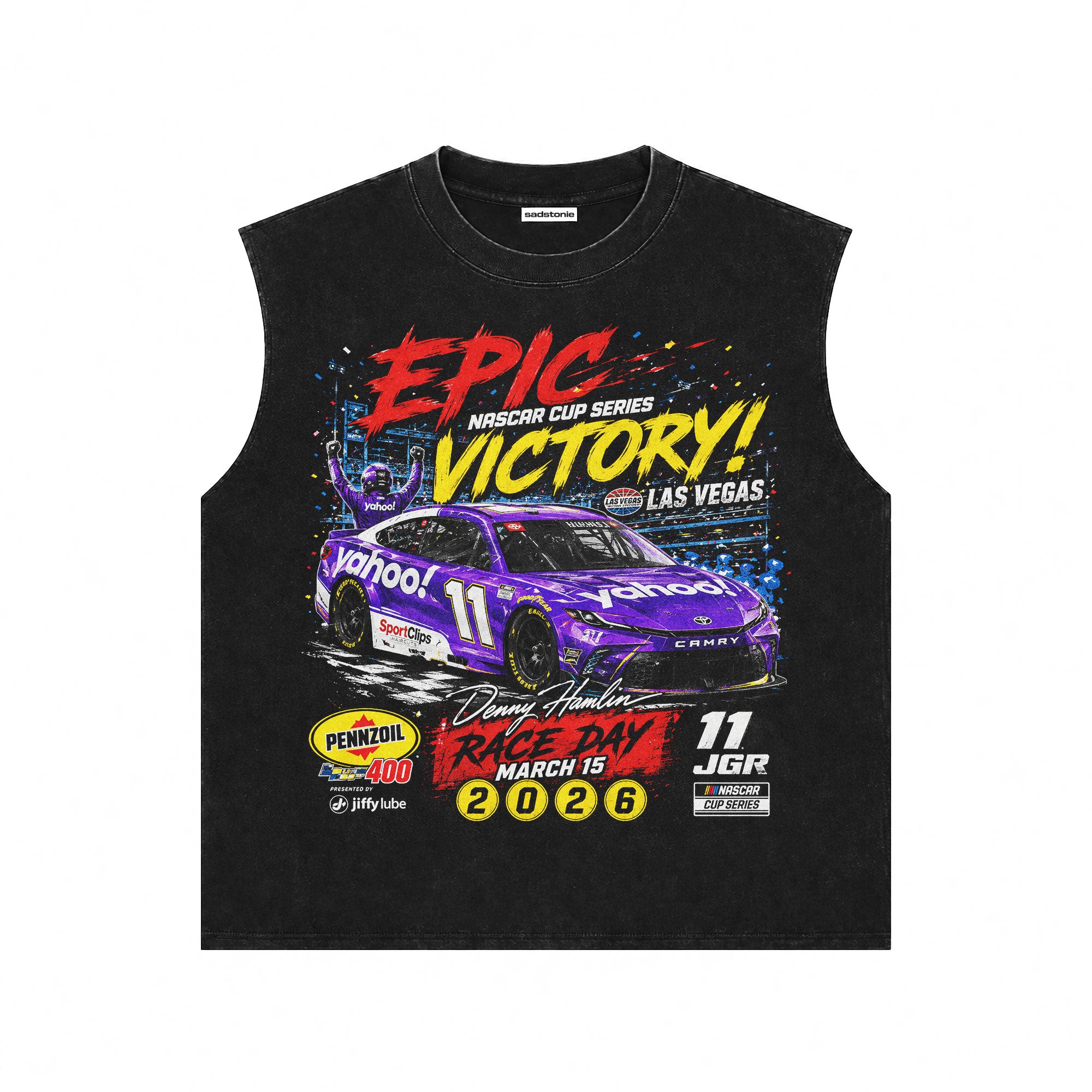 Denny Hamlin 2026 Victory Sleeveless Tee