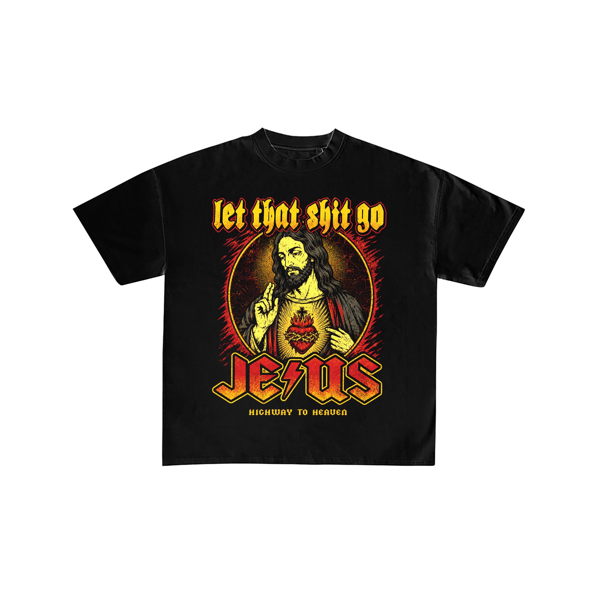 Let That Shit Go Jesus Graphic Tee
