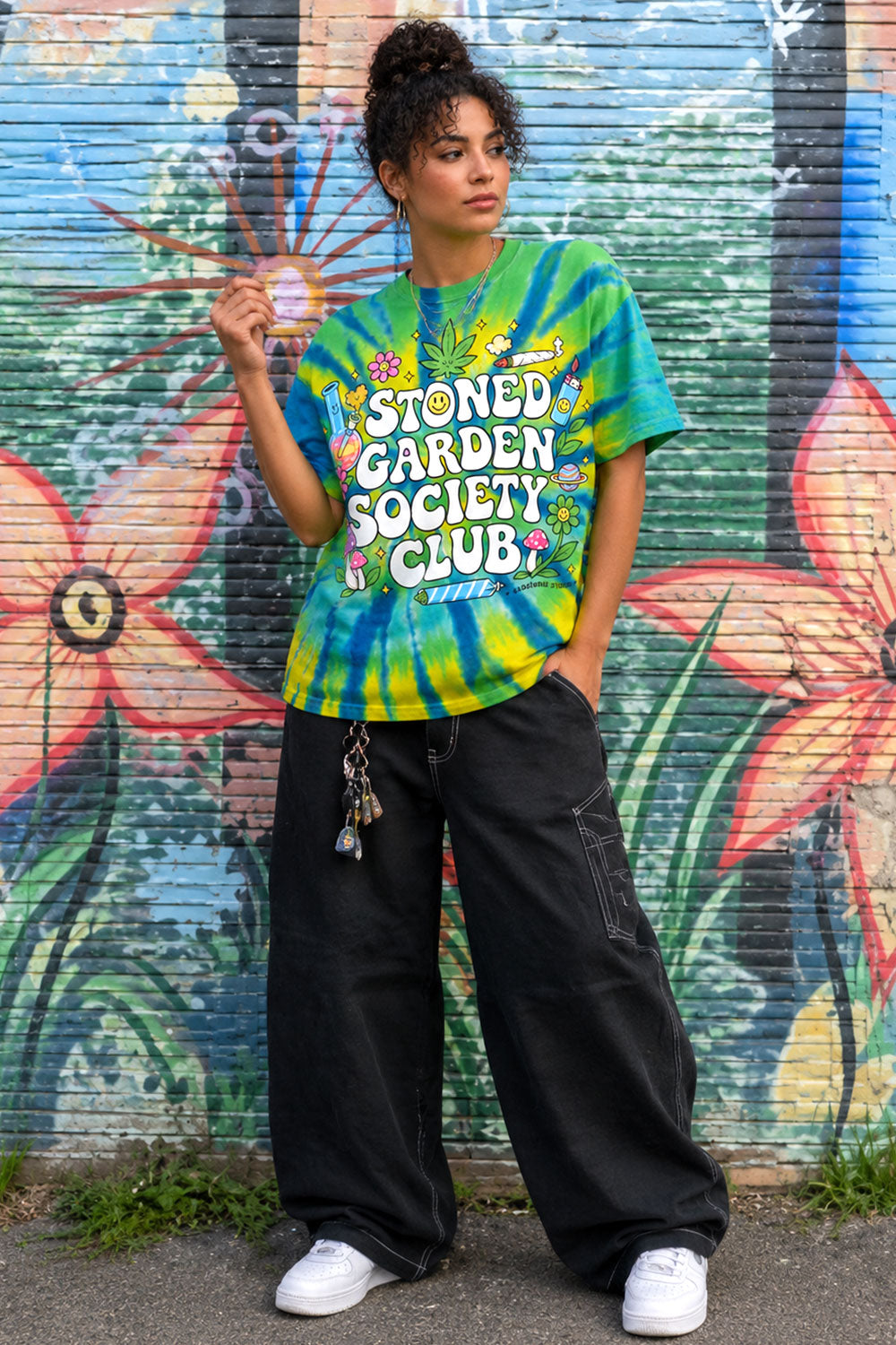 Stoned Garden Society Retro 420 Graphic Tee