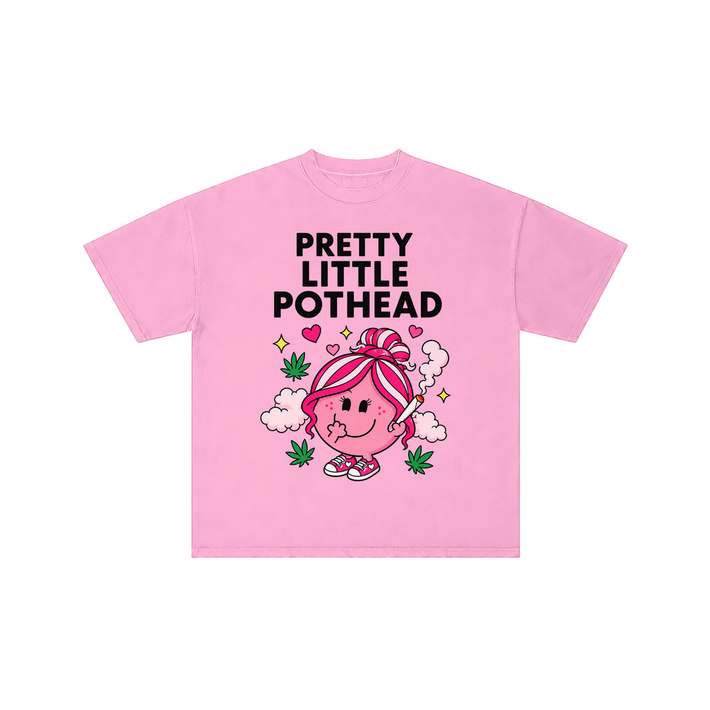 Pretty Little Pothead Retro Graphic Tee