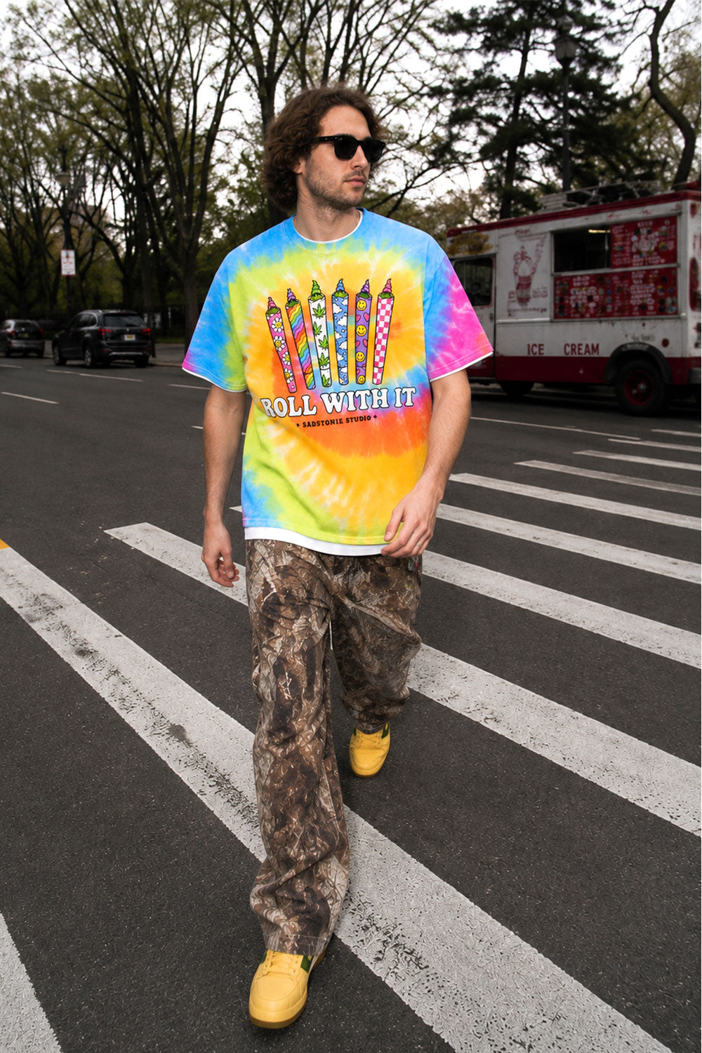Roll With It Retro 420 Graphic Tee