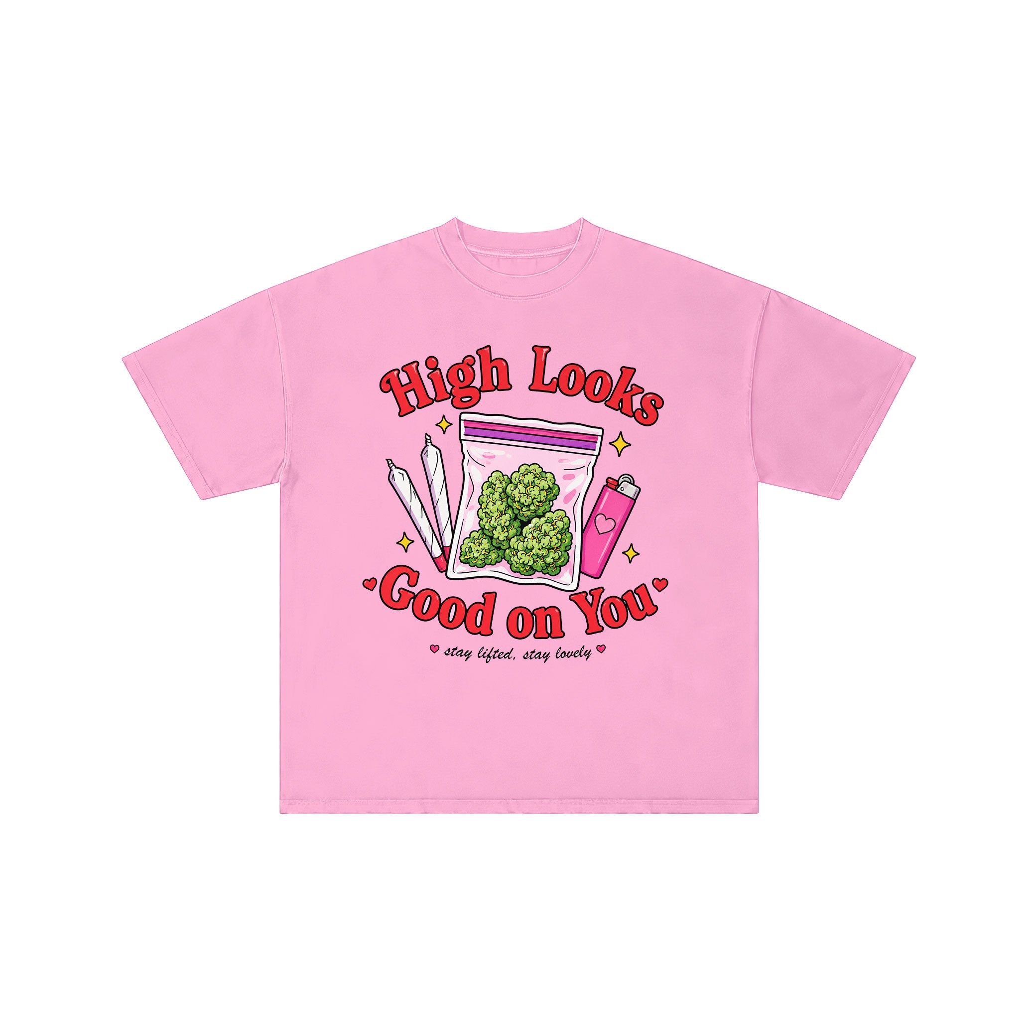 High Looks Good On You Retro Graphic Tee