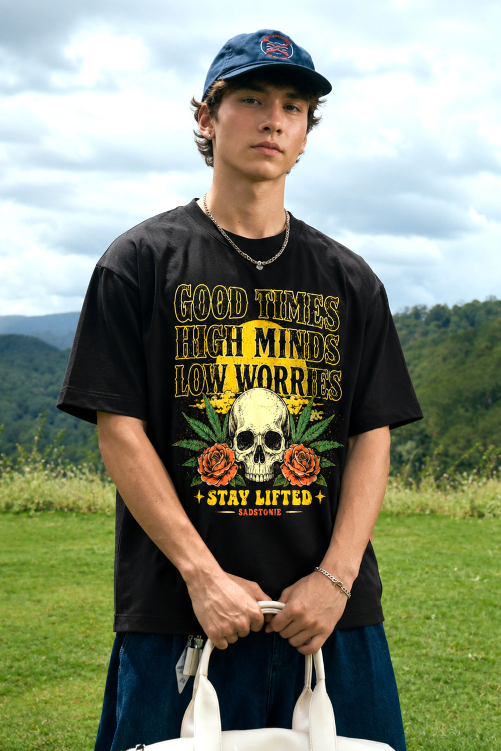Stay Lifted Skull Graphic T-Shirt