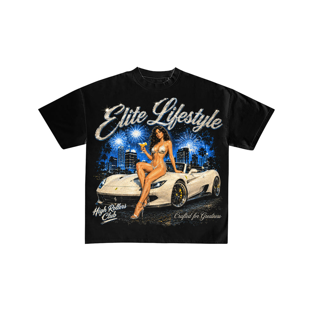 Elite Lifestyle Luxury Car Graphic Tee