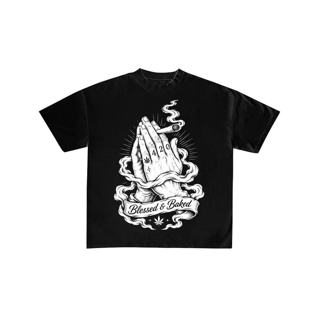 Blessed & Baked Praying Hands T-Shirt
