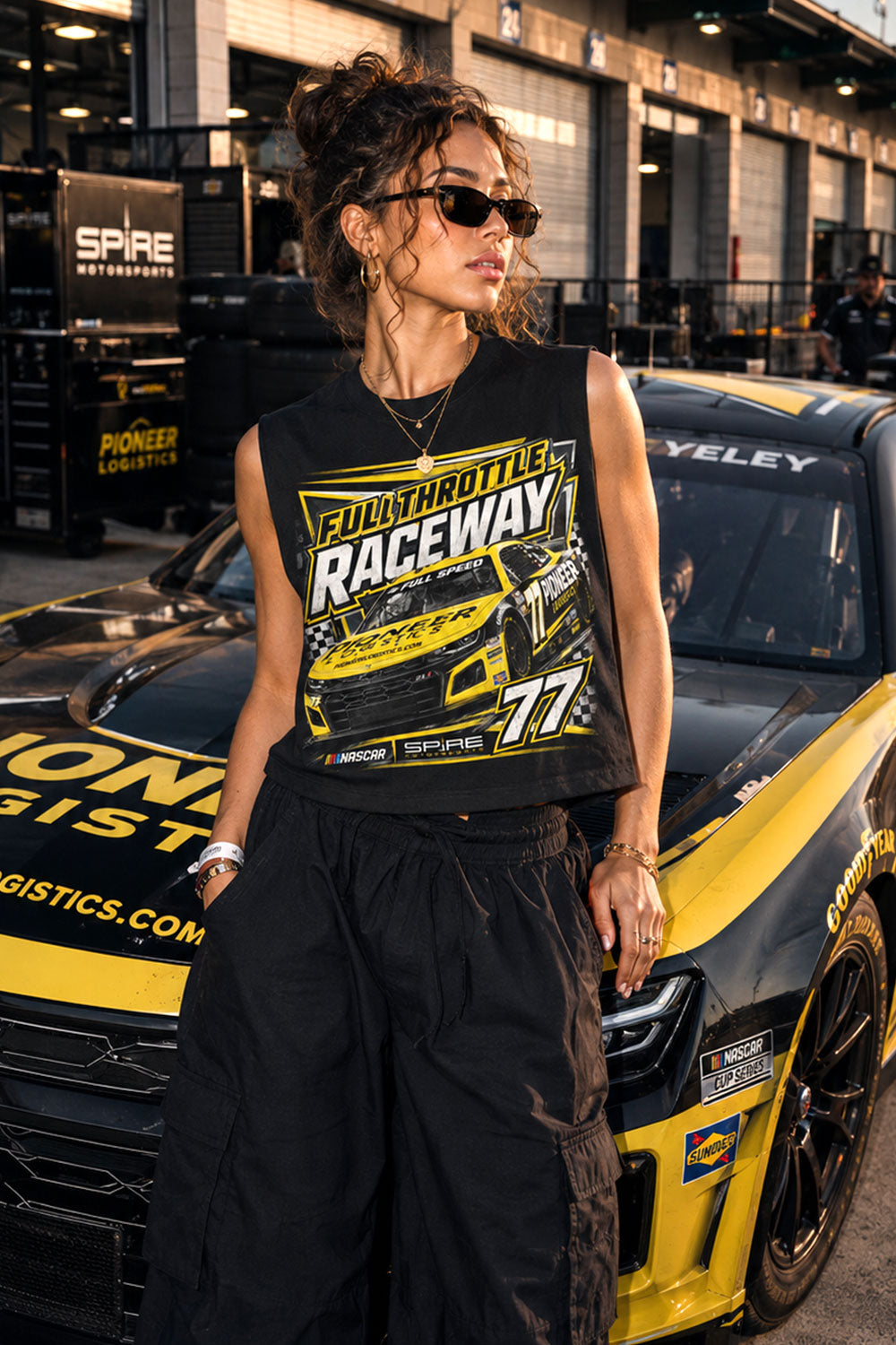 Full Throttle Raceway Sleeveless Tee