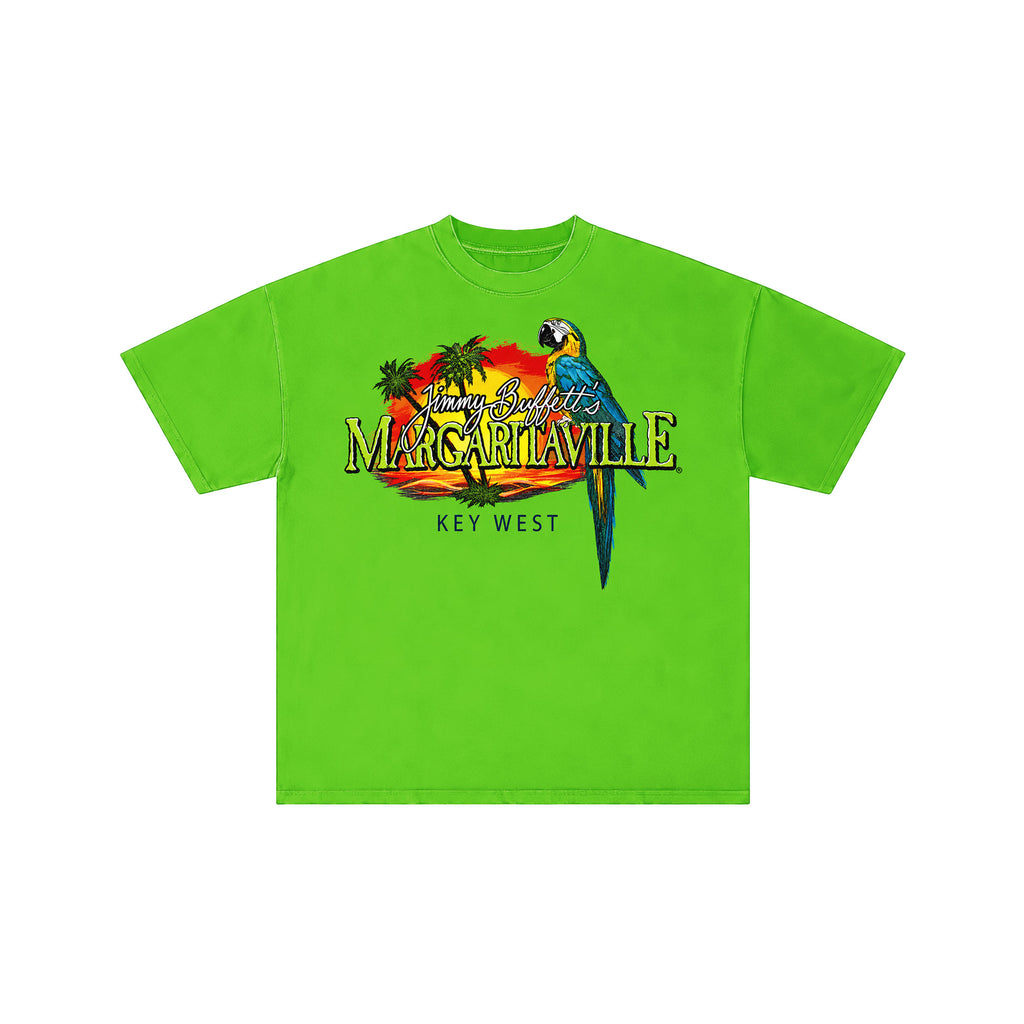 Jimmy Buffett Margaritaville Lime Green Tee