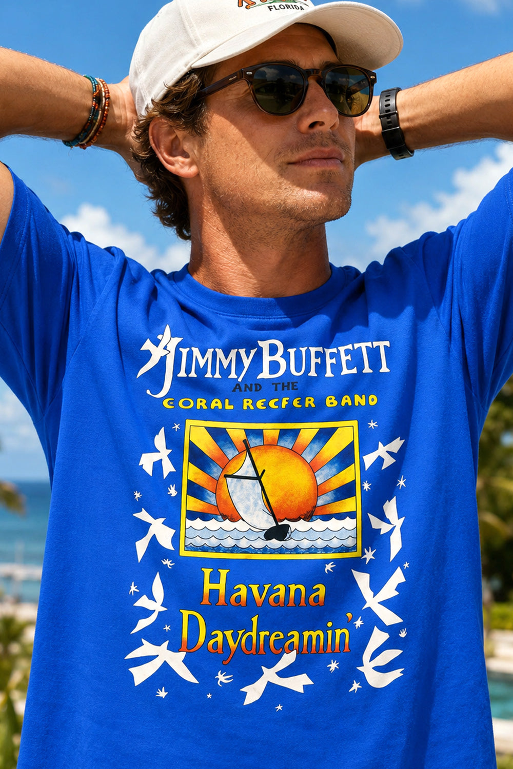 Jimmy Buffett Havana Daydreamin' Graphic Tee