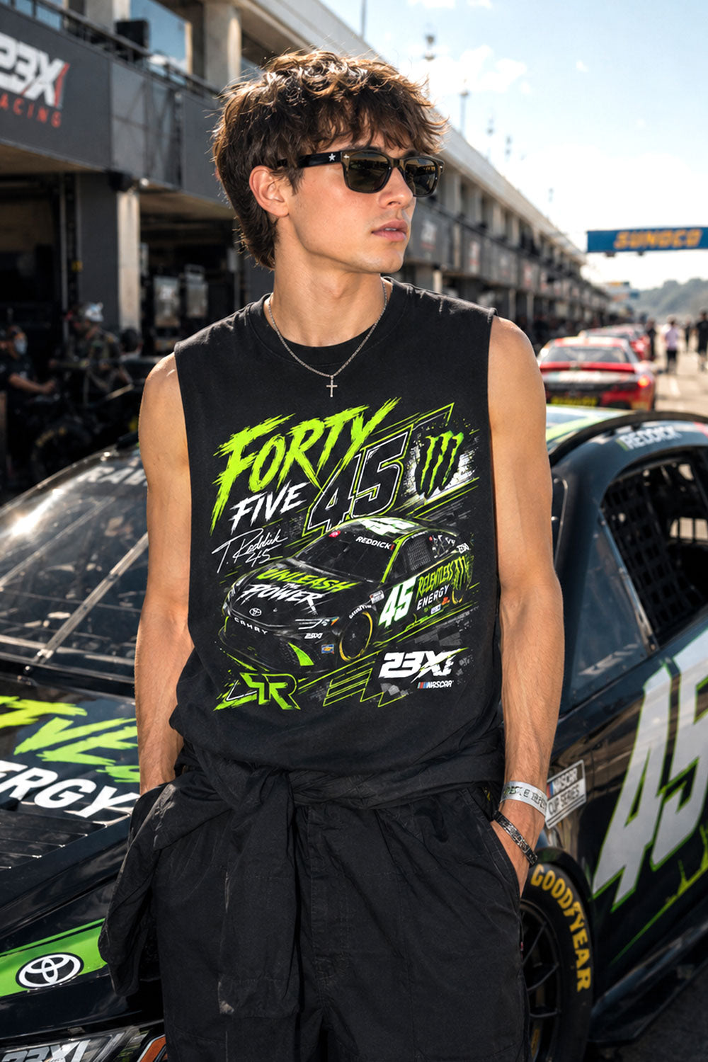 Tyler Reddick 45 Racing Sleeveless Tee