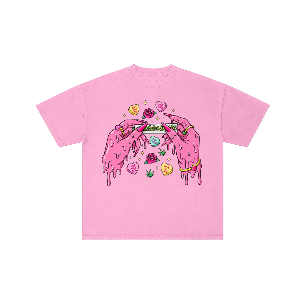 Dripping Rolling Hands Vintage Tee