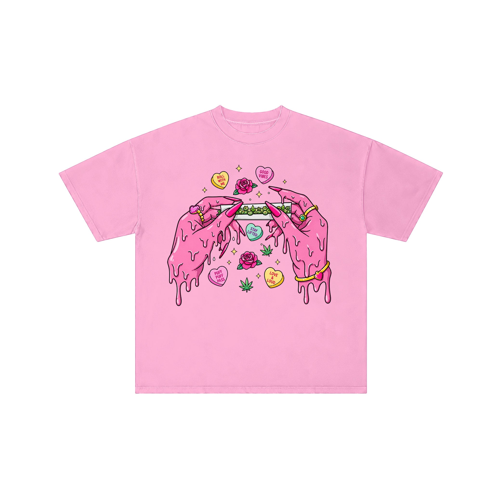 Dripping Rolling Hands Vintage Tee