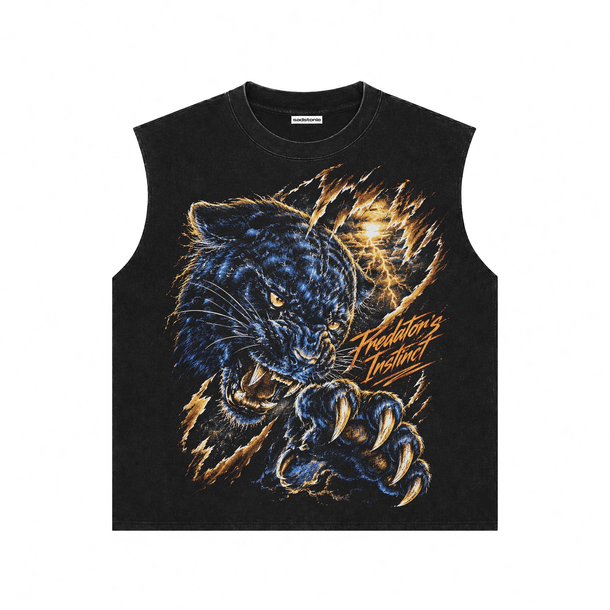 Predator's Instinct Panther Graphic Muscle Tee