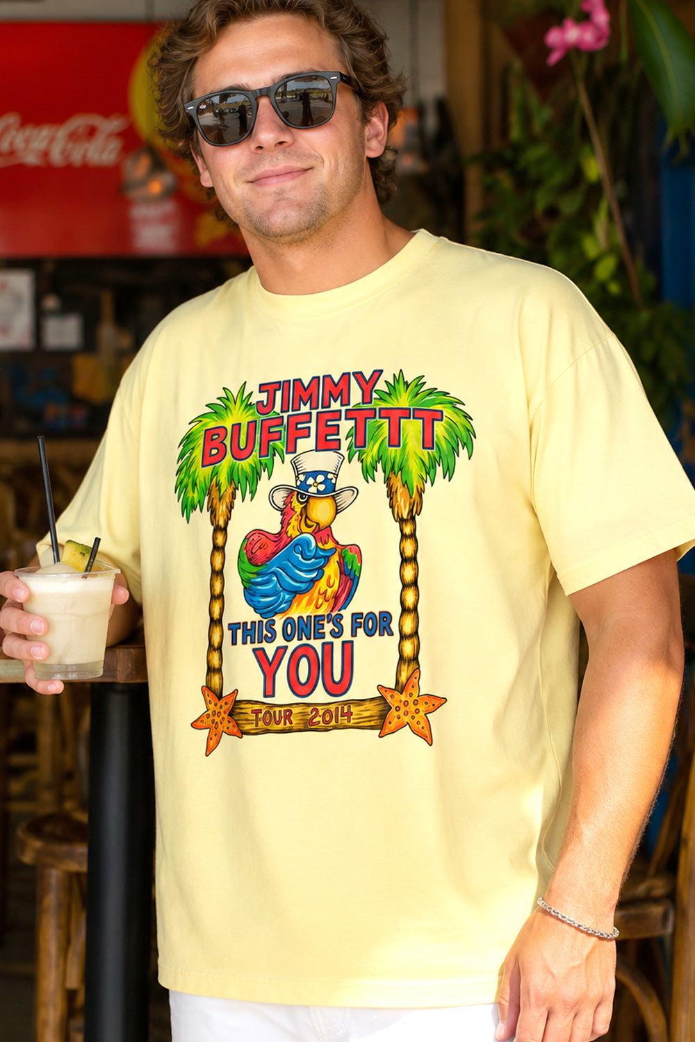 Jimmy Buffett This One's For You 2014 Tour Tee