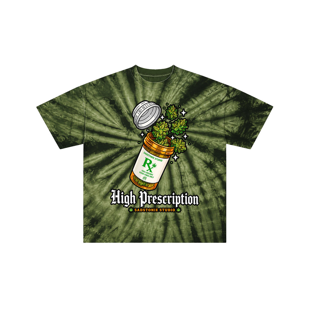 High Prescription Acid Wash Graphic Tee
