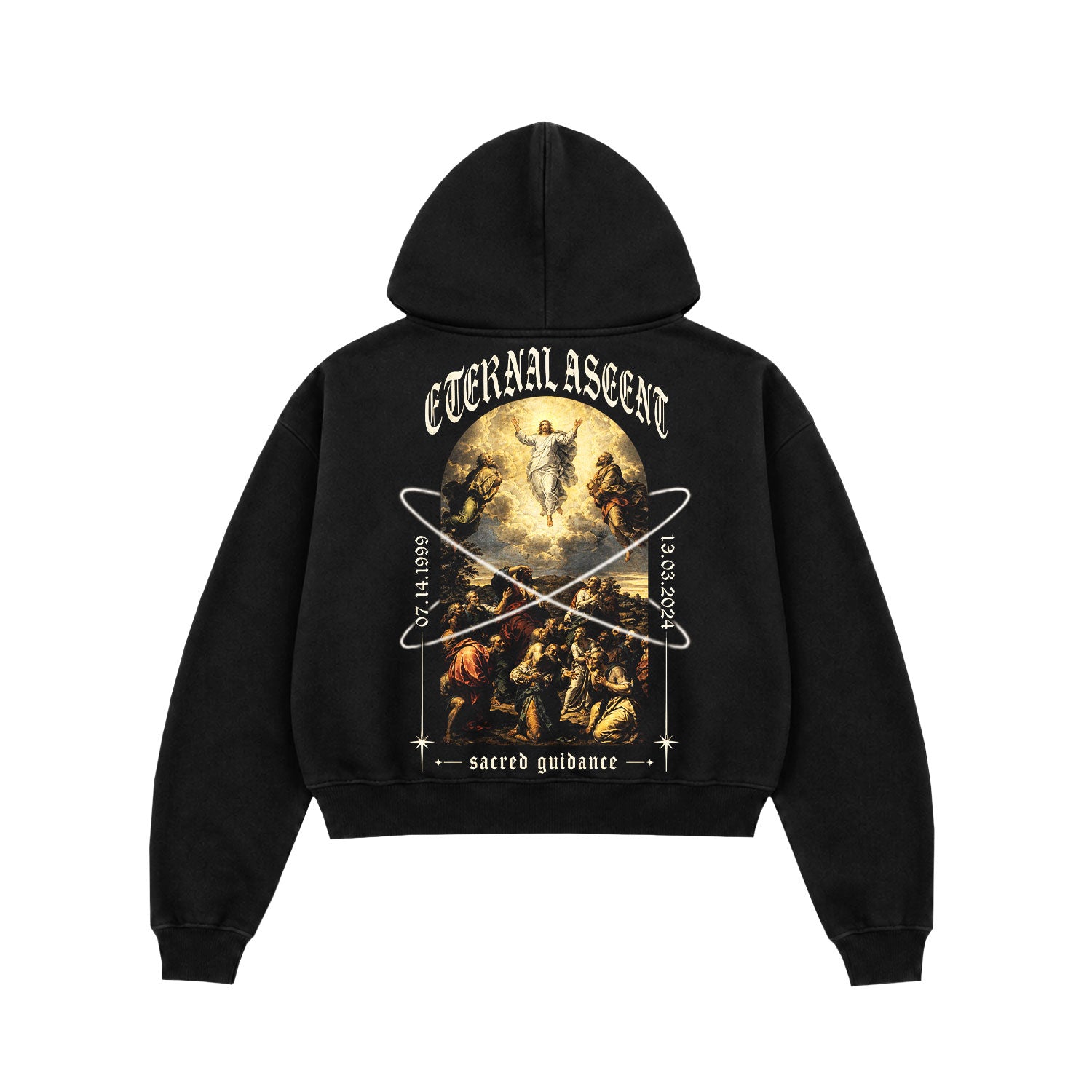 Eternal Ascent Sacred Guidance Graphic Hoodie