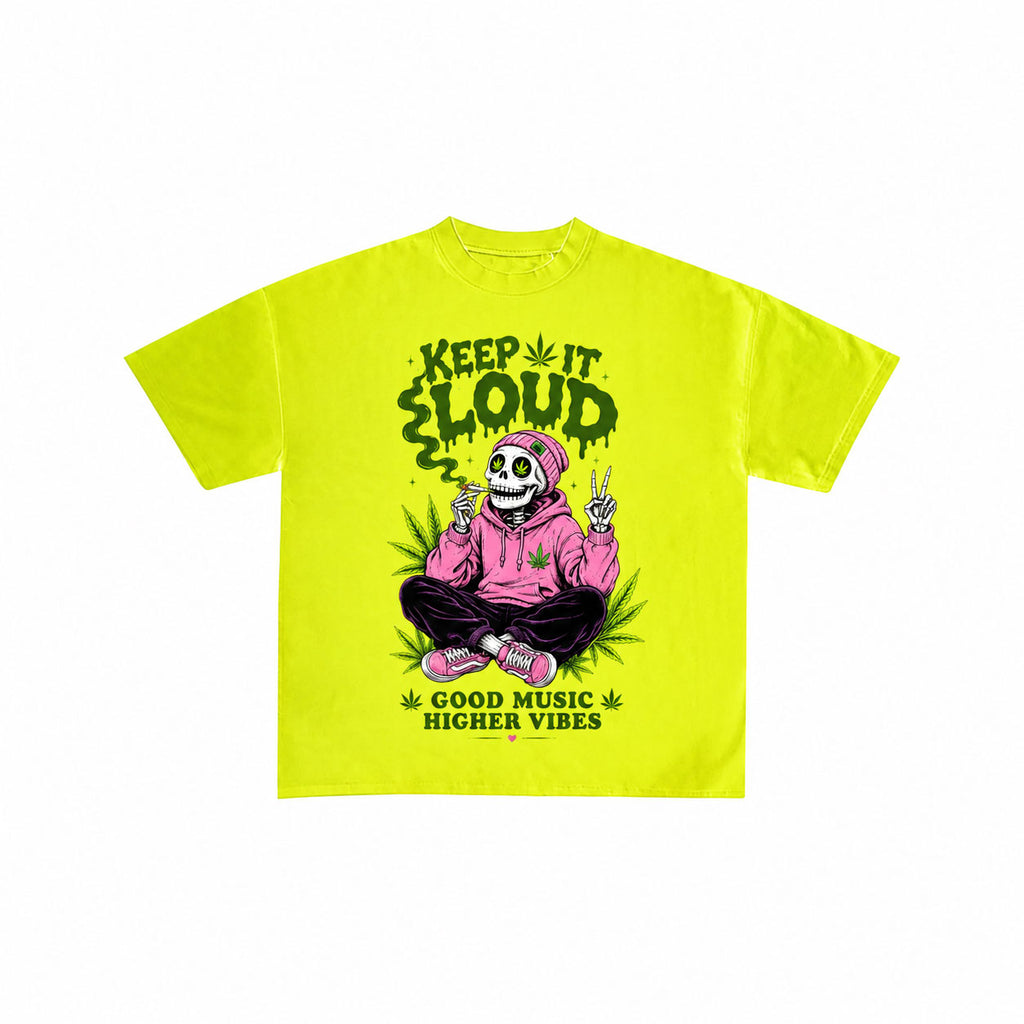 Keep It Loud Skeleton Neon T-Shirt