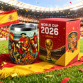 Spanish Soccer Fans Insulated Wine Tumbler