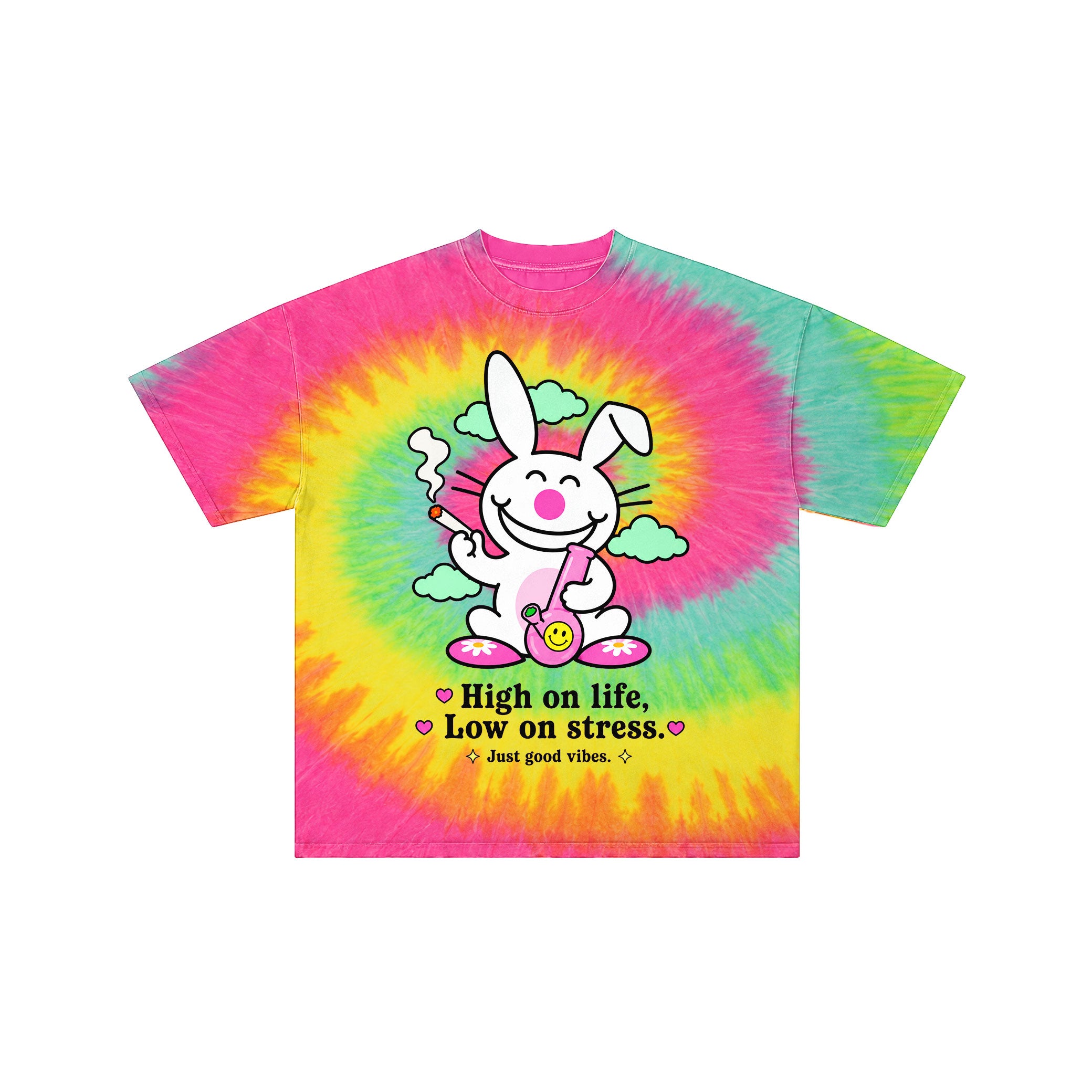 Vintage High on Life 420 Graphic Tee