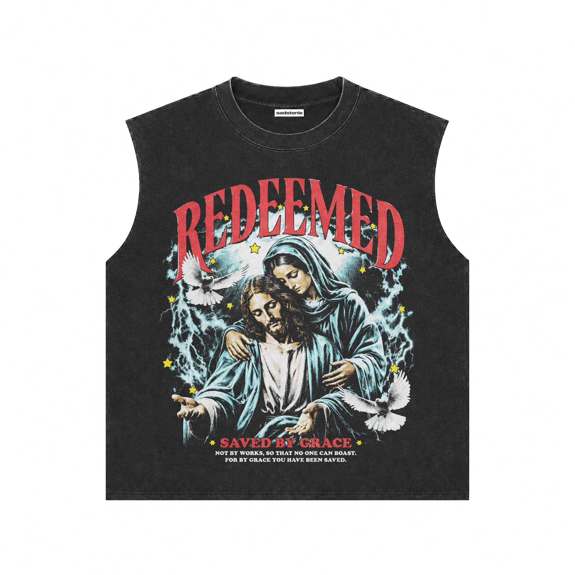 Vintage Christian Muscle Tee Washed Cotton