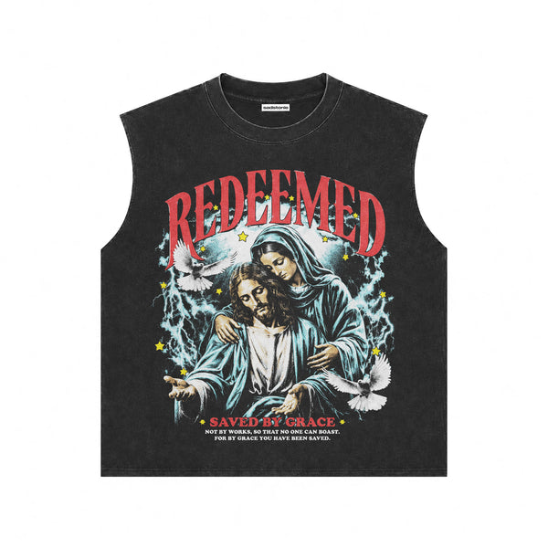 Vintage Christian Muscle Tee Washed Cotton