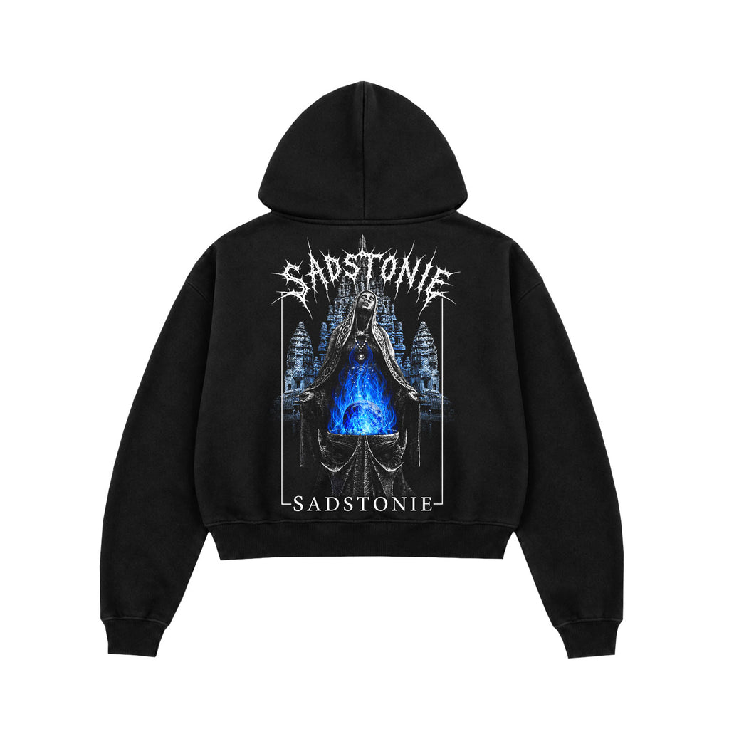 Dark Gothic Temple Oversized Hoodie