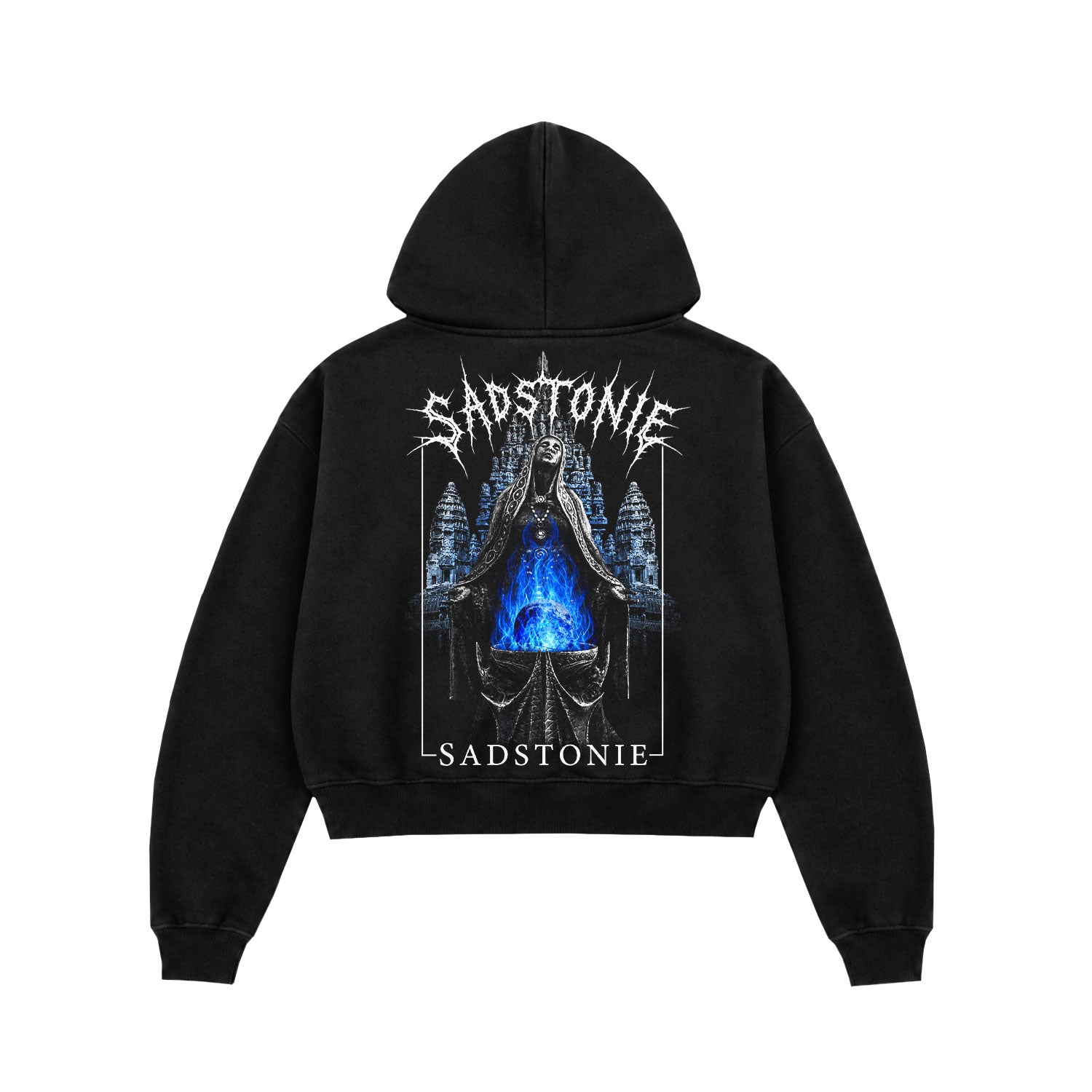 Dark Gothic Temple Oversized Hoodie
