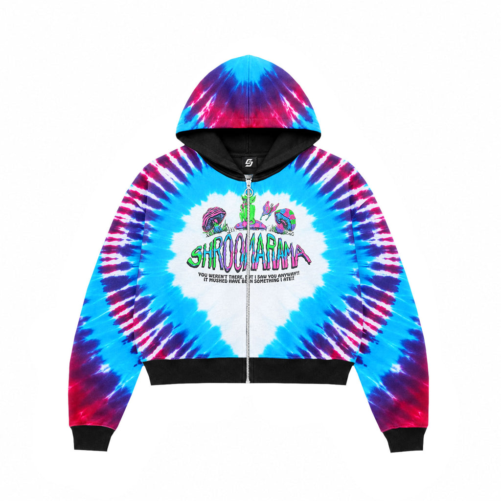 Shroomarama Tie-Dye Zip Hoodie