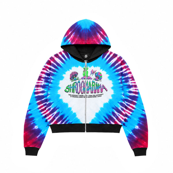 Shroomarama Tie-Dye Zip Hoodie