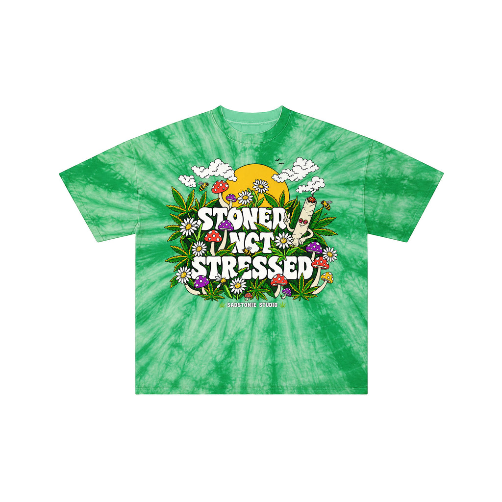 Stoner Not Stressed Retro Graphic Tee
