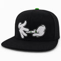Cartoon Hands Rolling Snapback Hat