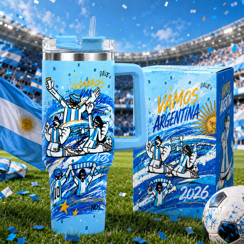 Argentina Football World Cup 2026 Tumbler