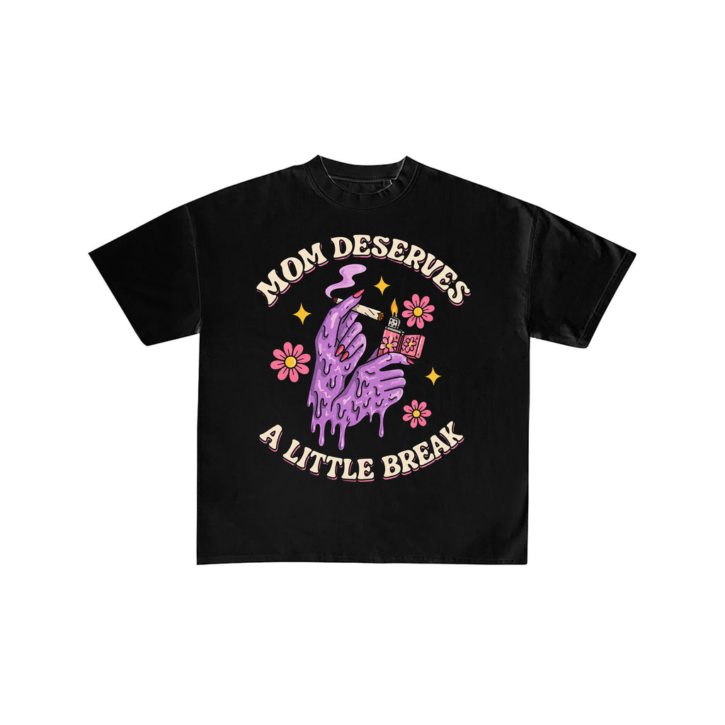 Mom Deserves A Break Retro Graphic Tee