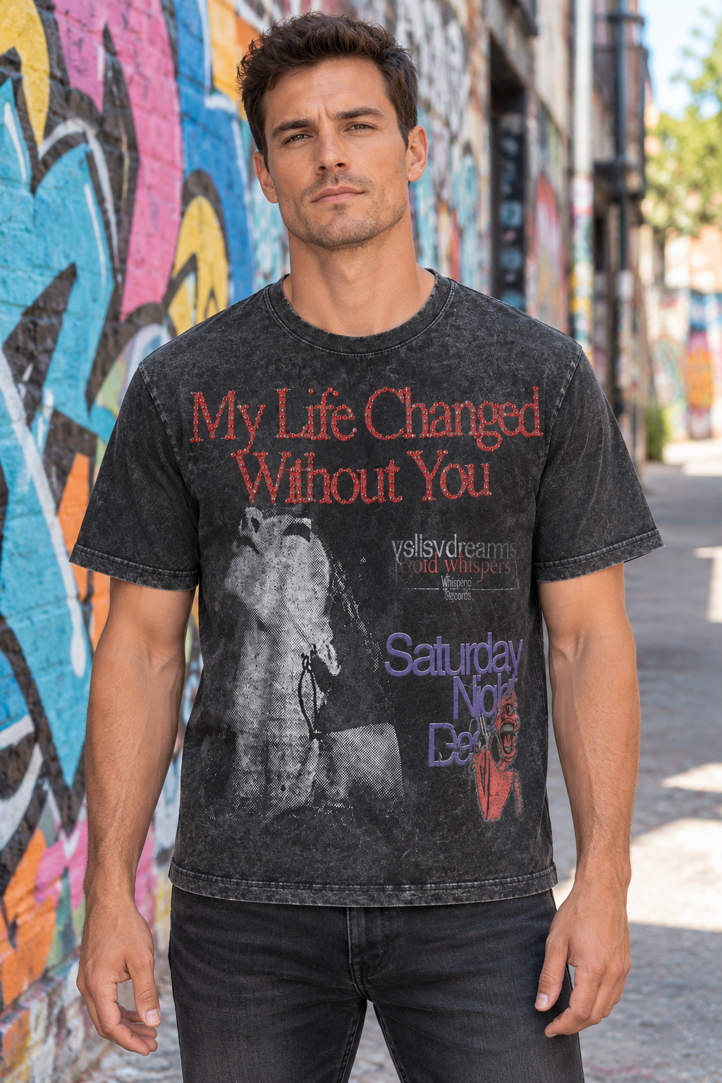 My Life Changed Without You Vintage Graphic T-Shirt