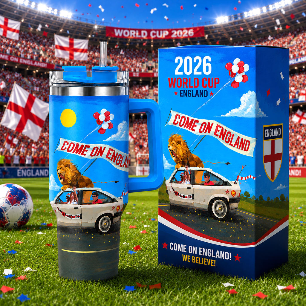 England Football World Cup 2026 Tumbler